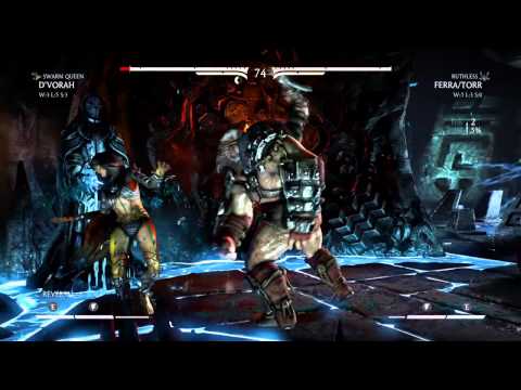 MKX: HoneyBee (Swarm Queen D'Vorah) vs Biohazard (Ruthless Ferra/Torr) Part 2