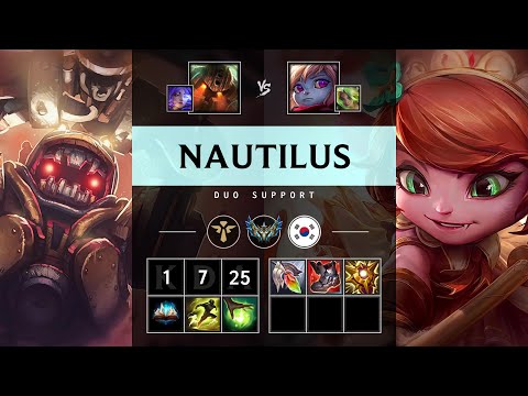 Nautilus Support vs Poppy - KR Challenger Patch 25.18