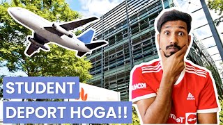 Assignment ka khel in UK 🇬🇧 । Student Pakda gya। Abhi deport hoga? Rohit Kamboj Tracker