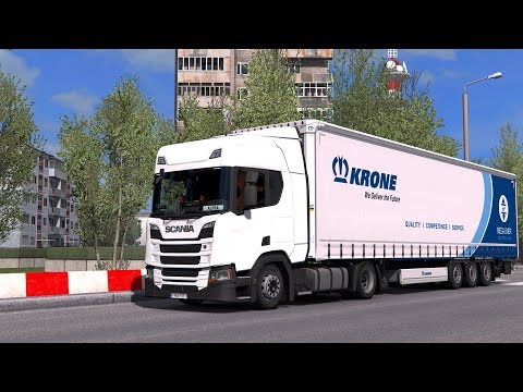 ETS2 1.34 - ROMANIA map 1.8 - Low Deck NG Scania R410 - Realistic Graphics