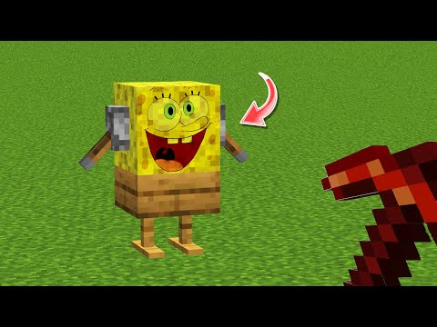 Craft SpongeBob in Minecraft - EZ Step-by-Step Tutorial!