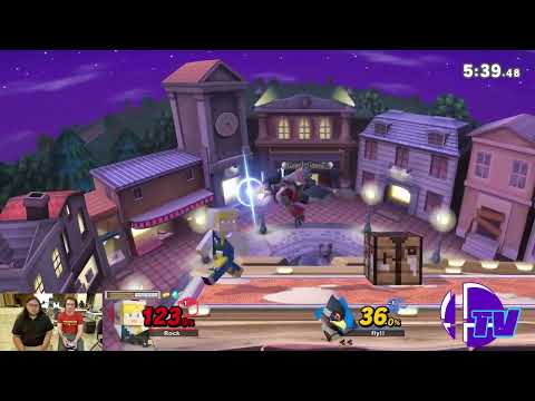 Sharquarium #1 Losers Quarters - RockMan (Steve) Vs. Nexus (Falco) - SSBU Tournament