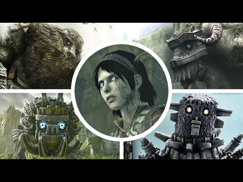 Shadow of The Colossus PS5 - All Bosses & Ending [4K 60FPS]