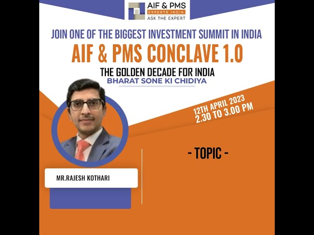 Exit Strategy in Investment – AIF & PMS Conclave 1.0
