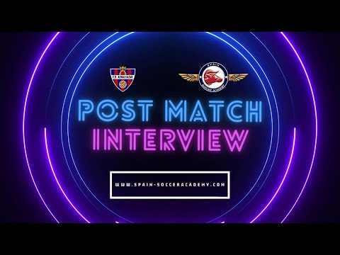 Post Match CD Aznalcazar U19 - Spain Soccer Academy Interview