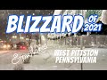 Blizzard Of 2021 Relaxing Peaceful West Pittston Pennsylvania Snowflakes