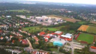 preview picture of video 'Flugvideo mit Modellflugzeug bei München / Planegg (FPV-Test mit FlyCamOne3)'