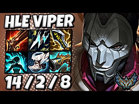Jhin vs Ashe ADC [ HLE Viper ] Patch 14.13 Korea Challenger  ✅