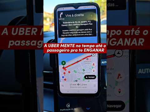 Uber MENTE no tempo até o PASSAGEIRO.