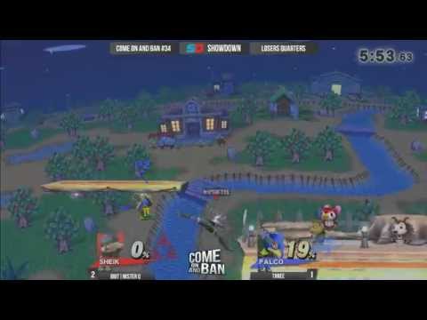 Come on and Ban #34 - Losers Quarters: SiN|Trevonte (Sheik) vs Warchief (Falco)