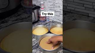 Whenever your cake doesn&#39;t bake flat try this out.