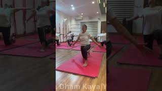 Beginner or intermediate vinyasa power flow by: Sawan yogacharya.  #yogateacher #yoga #fitness