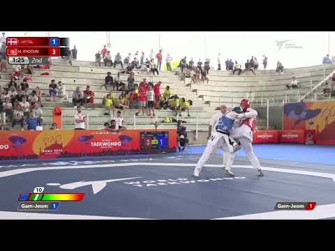 324 M-58kg QF HYTTEL Tobias DEN 🔵 vs 🔴 JENDOUBI Mohamed khalil TUN I Rome 2022 World Taekwondo GP