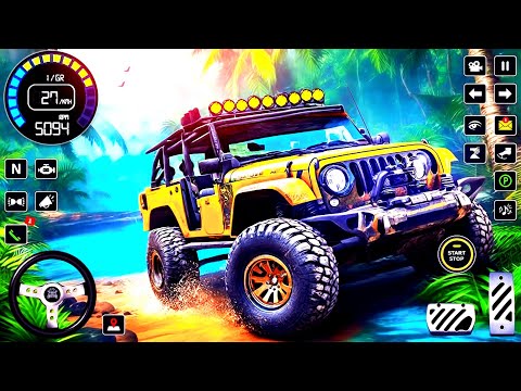 Off Road 4×4 Prado Jeep Driving 3D Simulator | Offroad Car Driving Simulator Gameplay | Car Game