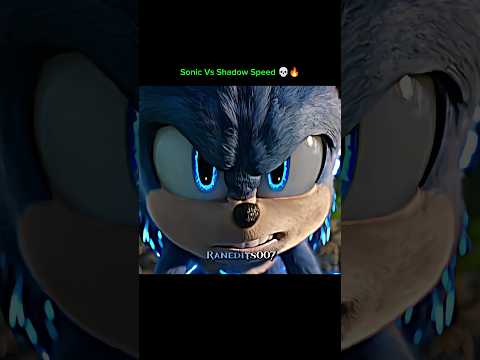 Sonic Vs Shadow Speed 💀😱 | sonic the hedgehog | #sonic #edit #shorts