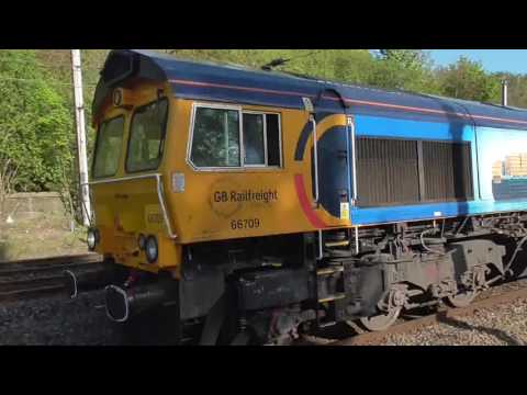 66709 6m52 Bicester MoD - Carlisle Yard, 5th May 2017