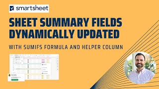 Sheet Summary Fields SUM Dynamically from Dropdown | Smartsheet Helper Column