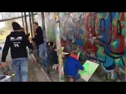 Graffiti kinderfeestje Amsterdam Graffitifun