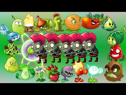 How Many Plants Can Destroy 40 Impunk Zombie In One Hit PvZ 2 Challenge?