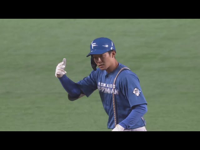 【2回表】開幕へ向けアピール!! ファイターズ・石井一成 ライト線に鋭い当たりのタイムリーヒット!! 2025年3月15日 福岡ソフトバンクホークス 対 北海道日本ハムファイターズ