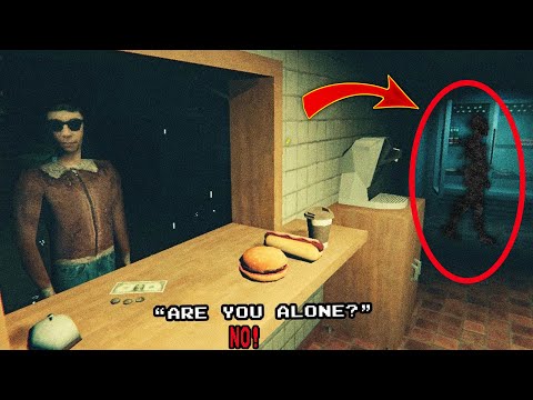 😨 Night Shift in Burger Shop | Kiosk Gameplay | JILL ZONE