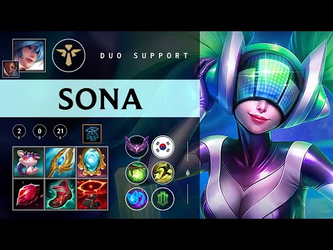 Sona Support vs Karma - KR Master Patch 26.02