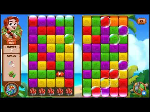 Lost Island Blast Adventure Level 835 - NO BOOSTERS 🏝️ | SKILLGAMING ✔️