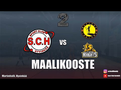 MAALIKOOSTE: SCH vs Indians II + SCH vs FBC Raseborg