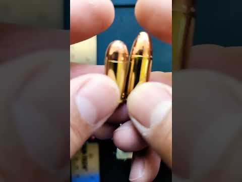 #380acp VS #9mm FMJ a visual comparison #firearmsbasics #ammunition