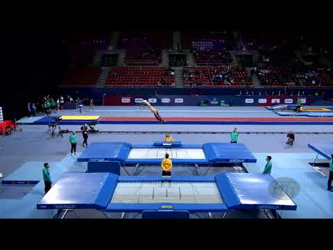 GOMES Camilla (BRA) W - 2022 Trampoline Worlds, Sofia (BUL) - Q Trampoline Exercise 1