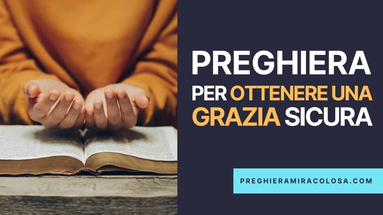 Preghiera per ottenere una grazia sicura✨ Miracolosa Preghiera🙏🏽♥️