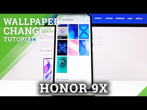 How to Change Wallpaper in HUAWEI Honor 9x – Refresh Screen Look