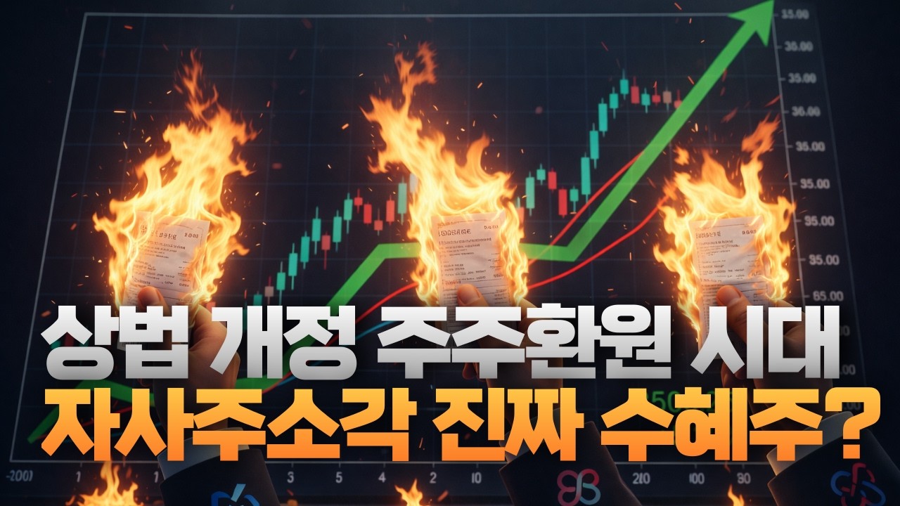 자사주 많다고 다 소각하는 거 아니다? 주목해야 할 진짜 수혜주 고르는 법 [주리핑룸]