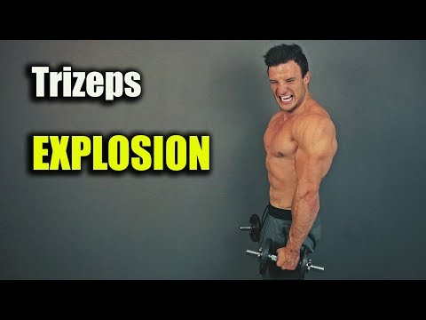 Extremes 5 Minuten Trizeps Workout mit Kurzhanteln | MEGA PUMP EFFEKT! Video