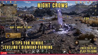 Night Crows | 5 Tips for Newbie , Diamond Farming ( Tagalog )