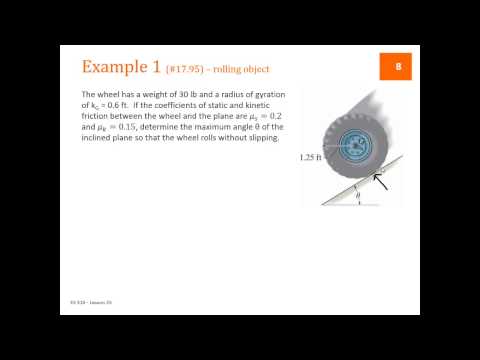 L25 - Dynamics - Lesson 25 - General Planar Motion