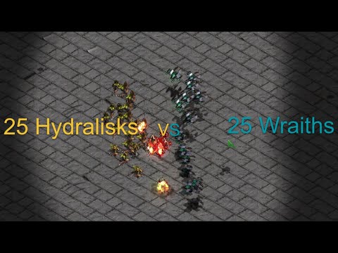 Can 25 Wraiths break through 25 Hydralisks