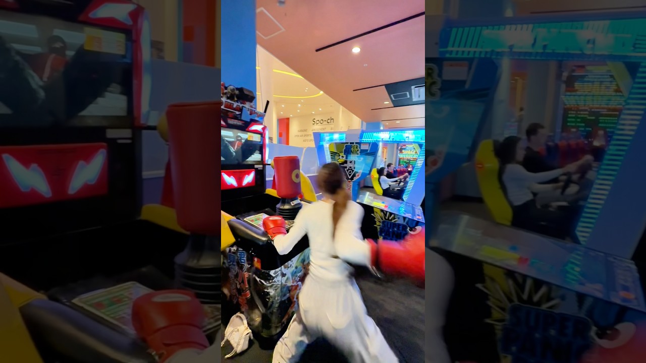 ストレス発散でパンチングマシーンやってみたら… #Shorts