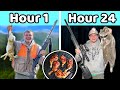 Eating Only What I Hunt for 24 Hours Straight!