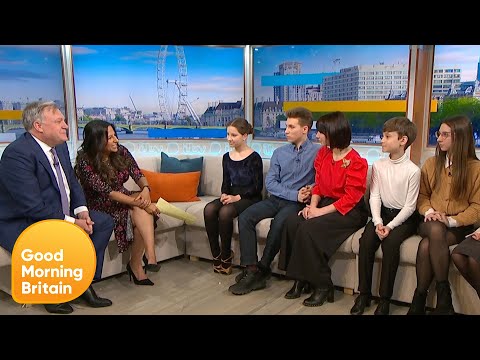 Ed Balls Takes In Ukrainian Family | Good Morning Britain