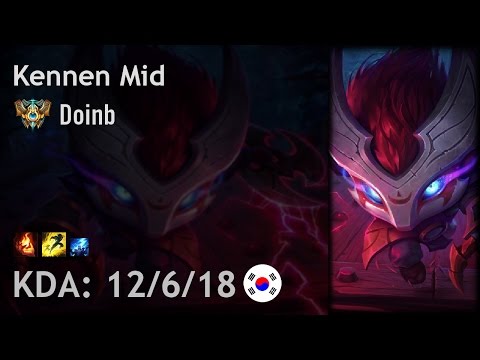 Kennen Mid vs Twisted Fate - Doinb - KR Challenger Patch 6.21