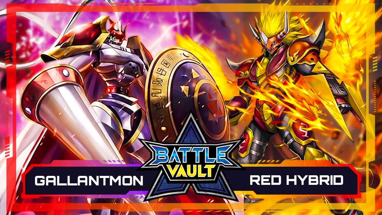Gallantmon VS Red Hybrid EmperorGreymon | BATTLE VAULT AD01 | Digimon Card Game & TCG