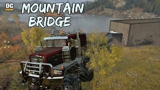 snowrunner!! repair mountain bridge