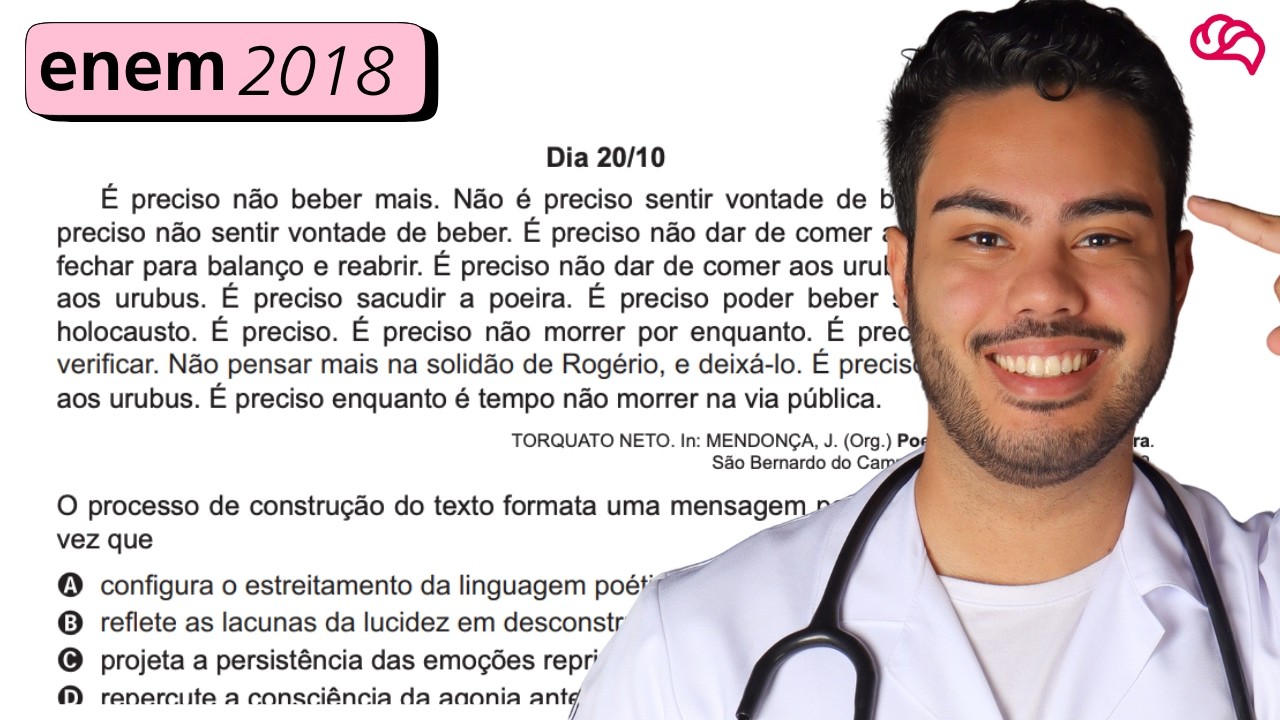 Resolução em Vídeo — Questão 15 ENEM 2018