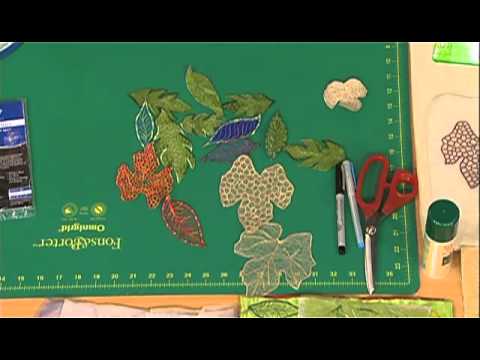 Love of Quilting: Gossamer Leaves, Free Motion Stitches and a Double-sided Leaf