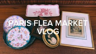 【Paris Vlog🇫🇷】パリ5区ムフタール通りのVide-Grenier探索🌸16区お花満開のサント公園で春満喫｜購入品紹介Vlog