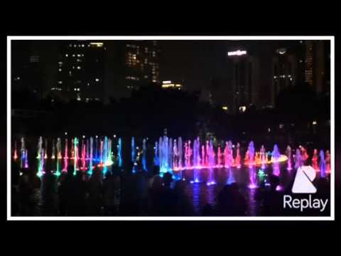 KLCC Water Show in Kuala Lumpur