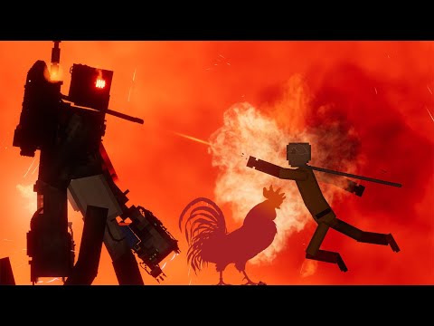 Saitama and Android-Biodroid vs Android E.R.U. in People Playground