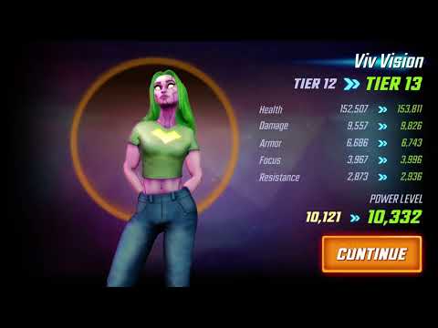 viv vision bionic avenger character unlock upgrade orb opening iso marvel strike force