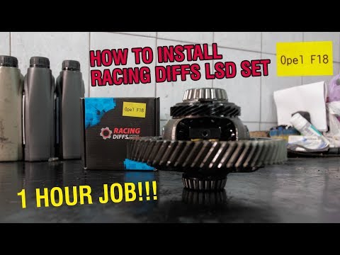 Opel Astra GSI (C20XE) LSD differential installation